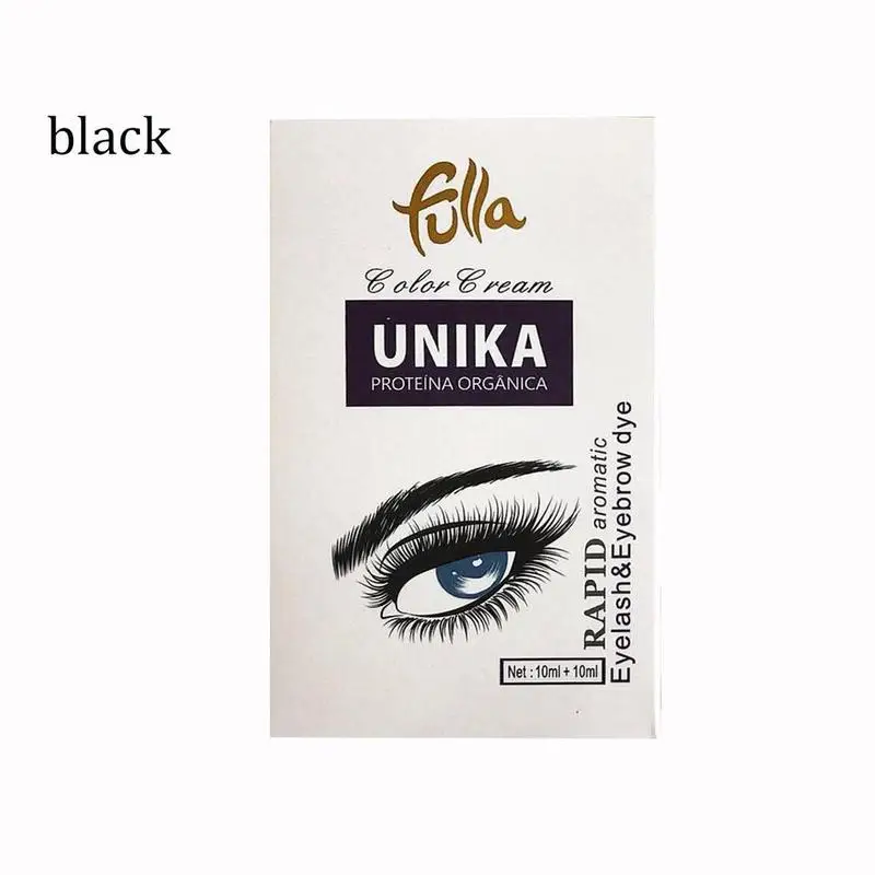 1 Set Eyebrow Dye Kit Eyelashes Cream Professional Natural Plant Color Brow Tint Brown Black Gel Easy | Красота и здоровье