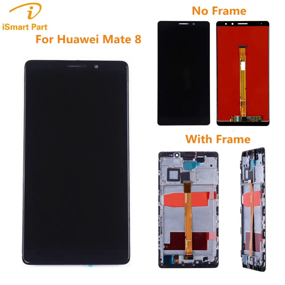 ЖК-дисплей для Huawei Mate 8 с сенсорным экраном и дигитайзером в сборе рамкой замены