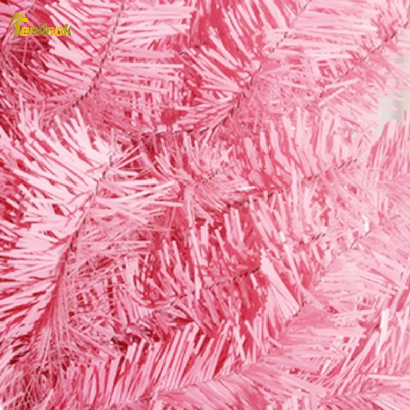 Teellook Розовый Рождественский венок со светодиодный Рождественские огни торговый