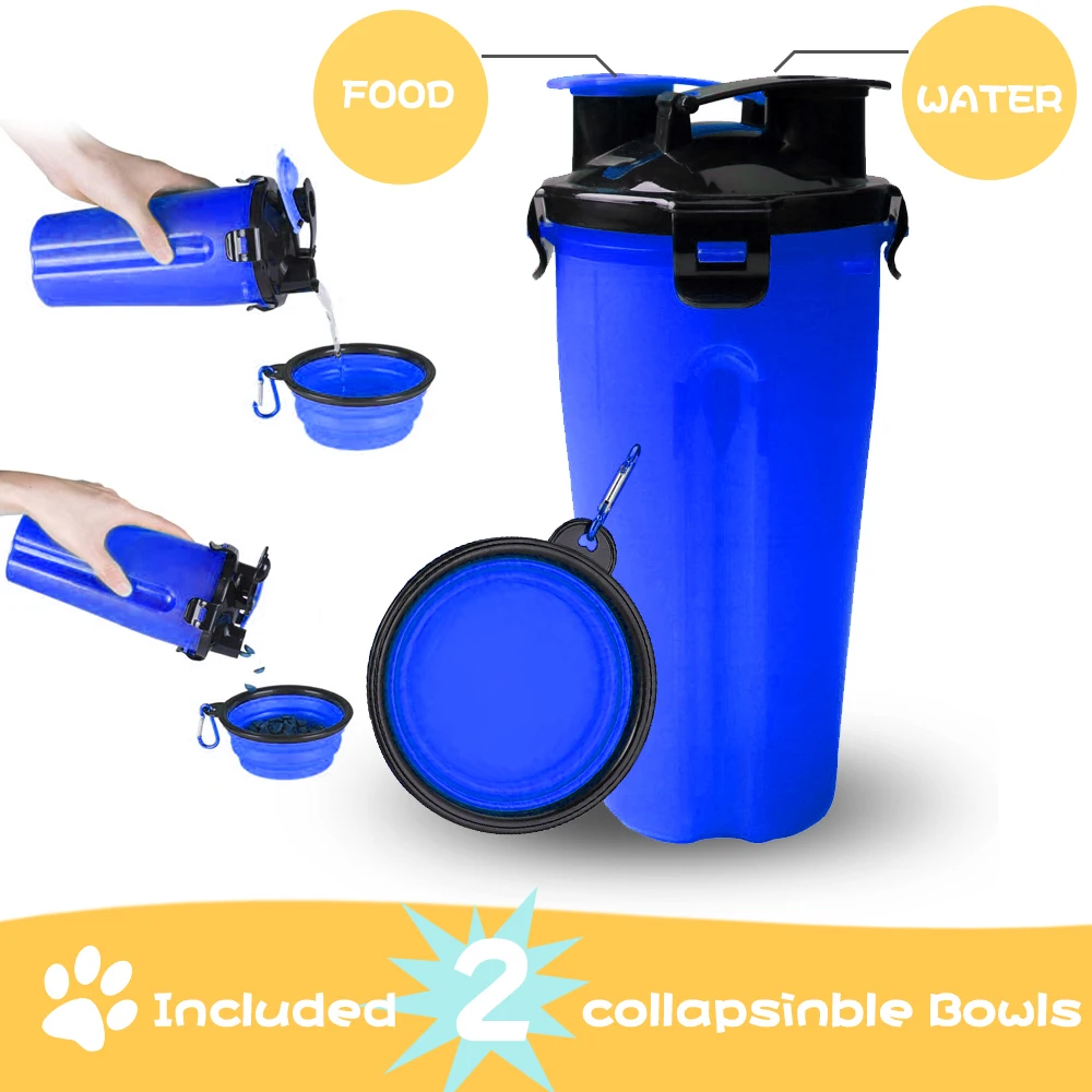 Наружная дорожная Складная Силиконовая тарелка для кормушка кошек и собак чашка