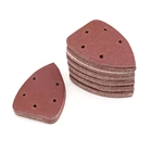 5 шт. коврик для мыши шлифовальный лист крюк и петля пальмовый шлифовальный коврик треугольная наждачная бумага 40-400 Грит