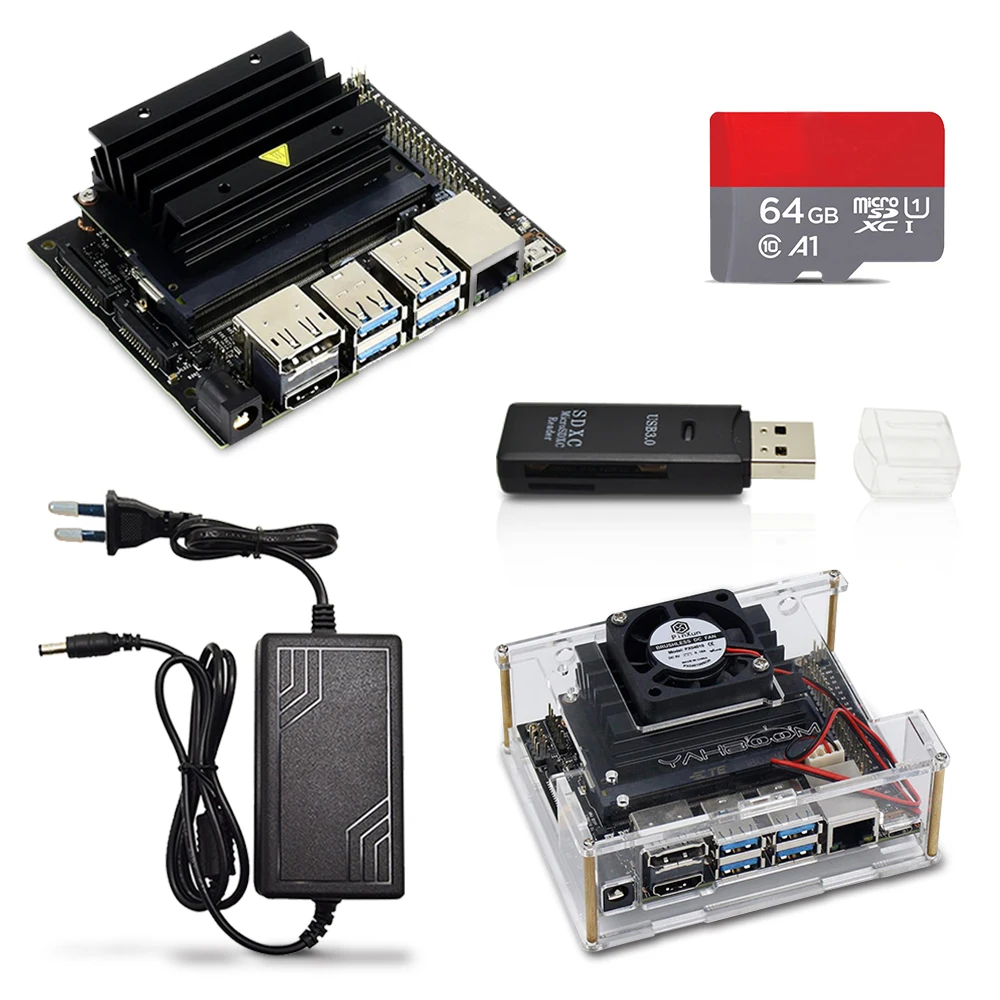Nvidia Jetson Nano Developer Kit B01 версия маленький мощный цветной компьютер для разработки AI +
