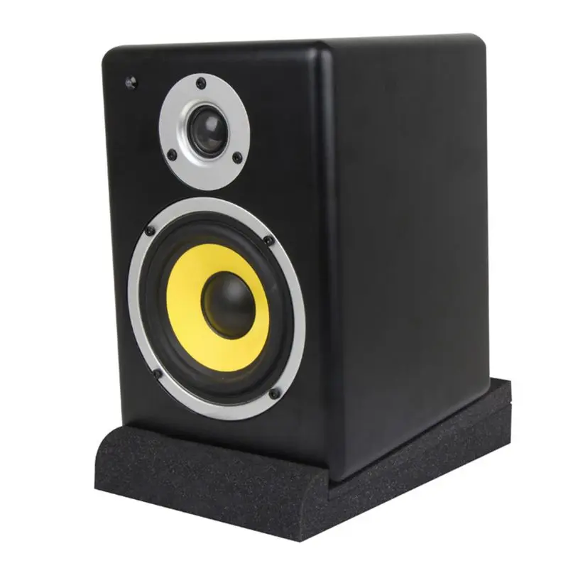 

1Pair Monitor Speaker Isolation Pads Shock Proof High Density