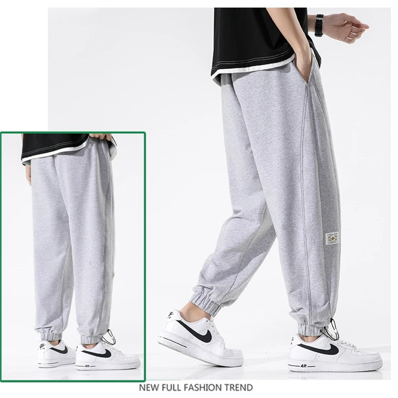 

Брюки мужские спортивные свободного покроя, повседневные эластичные штаны для бега, для пар, на осень и зиму