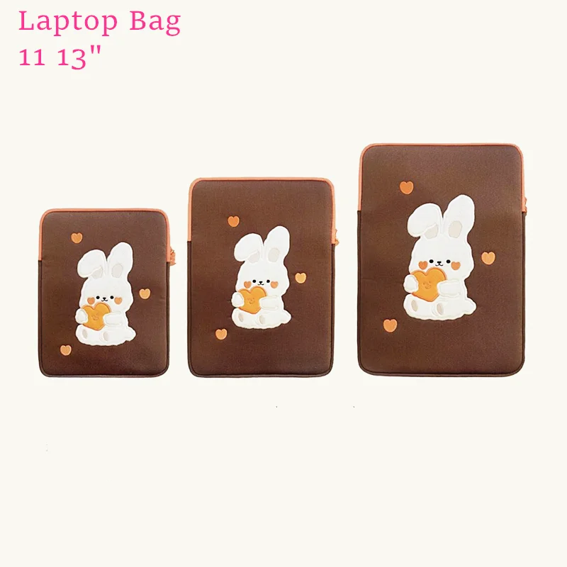 Корейская сумка для ноутбука Ins с кроликом Mac IPad Pro 9 7 10 8 11 дюймов милая девочек 12 13