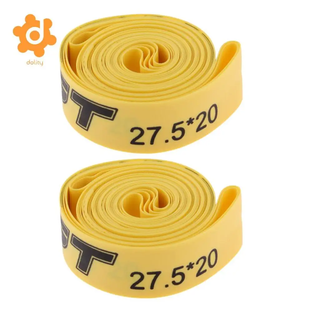 27.5inch x20mm 2 шт. горный велосипед MTB шины Прокол ремень 26/27,5/29 дюймов дорожный велосипед 700C Защитная Прокладка для шин - Цвет: 27.5inch x20mm