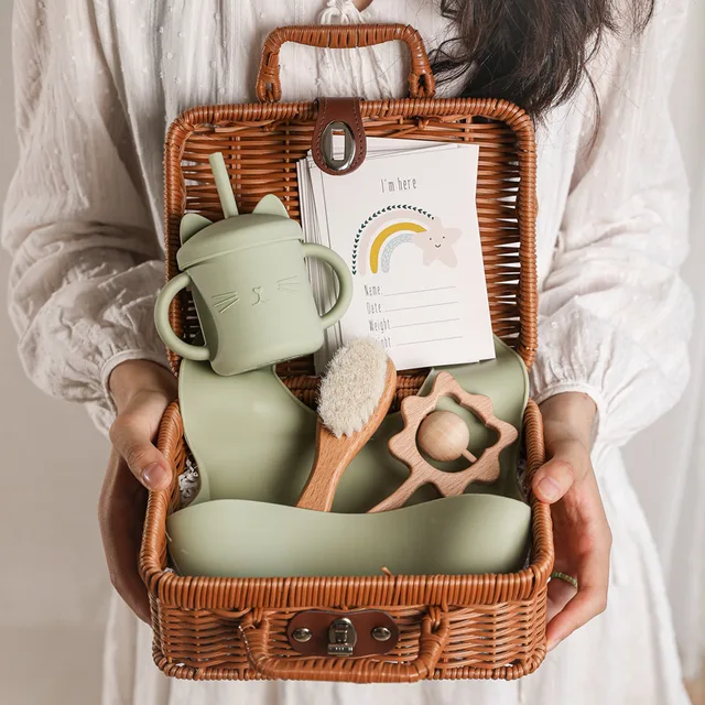 BPA Free Baby Products 8PCS/Set Vintage Box 3