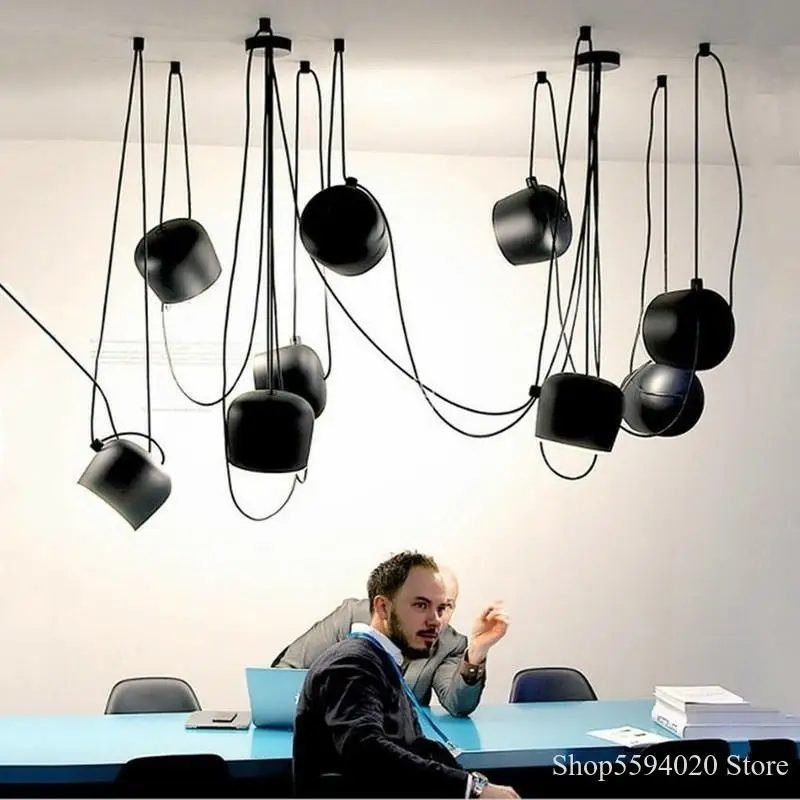 Современный Железный подвесной светильник DIY скандинавский для гостиной спальни