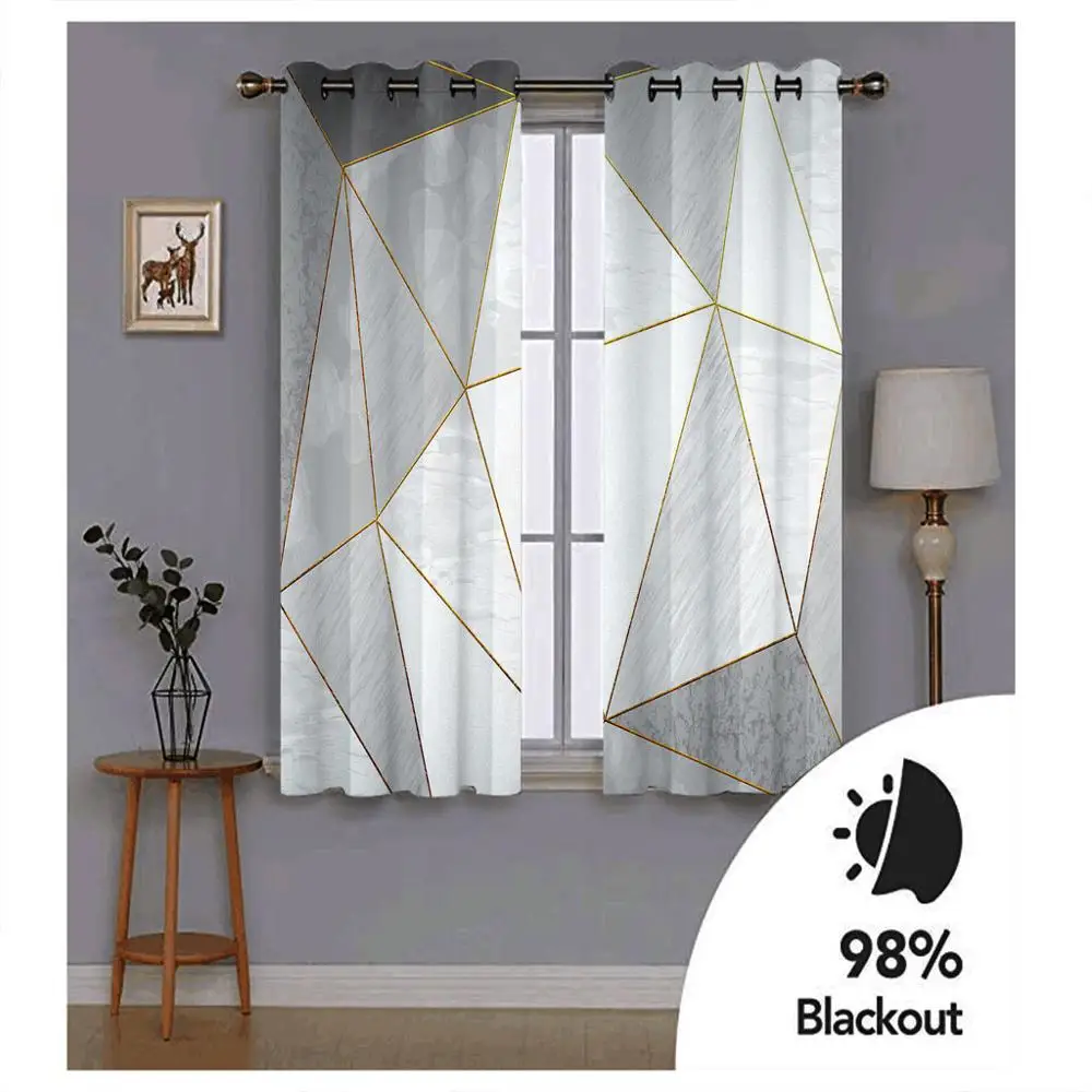 Затемняющие 3D шторы на окна занавески для гостиной спальни белый неправильной