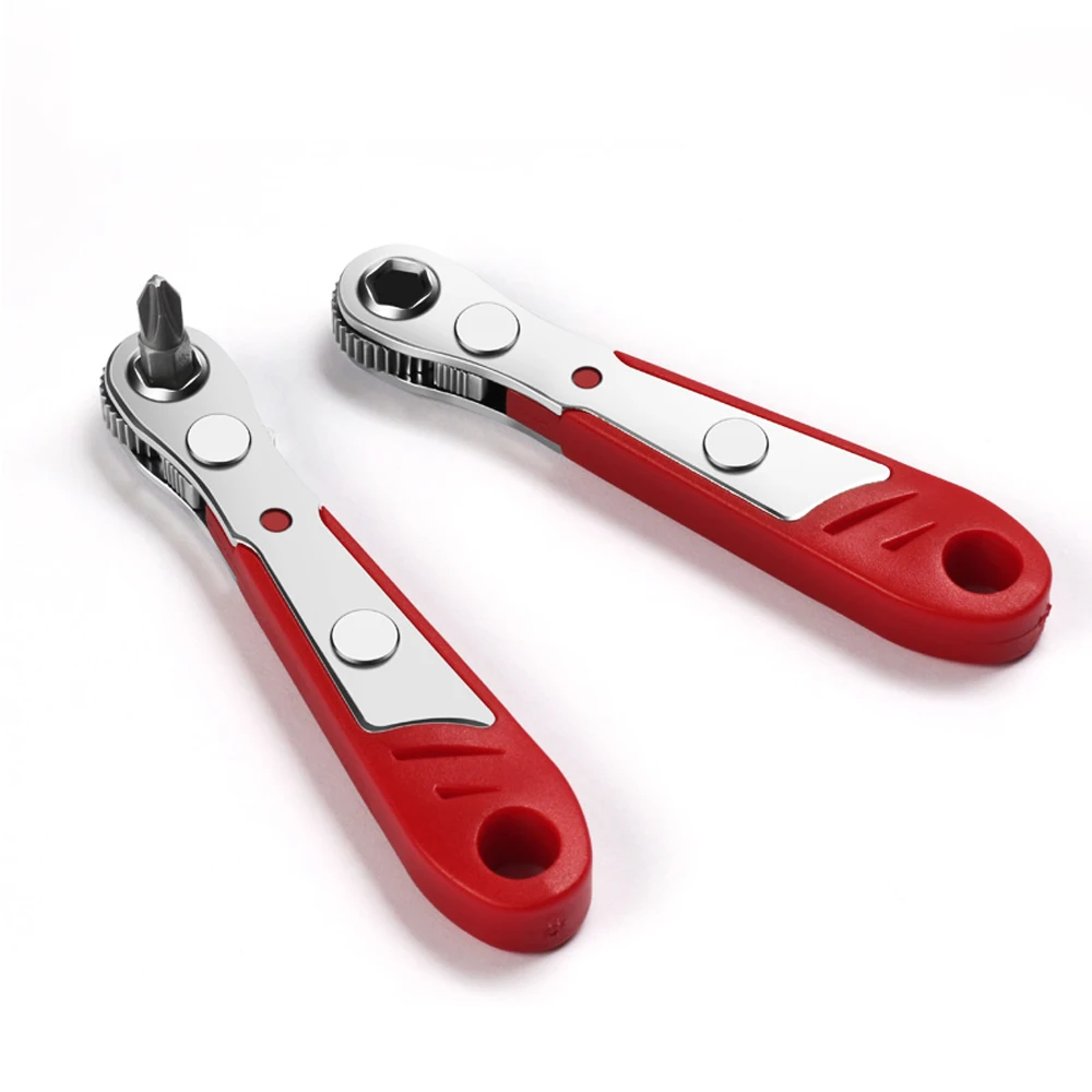 1 шт. Мини магнитный ключ с храповым механизмом 1/4 &quot(6 35 мм) шестигранный