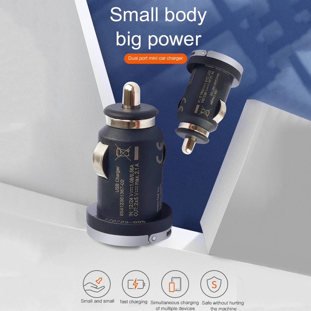 Автомобильное зарядное устройство Mini Dual USB быстрая зарядка для BMW X1 X2 X3 X4 X5 X6 1 2 3 4 5 6
