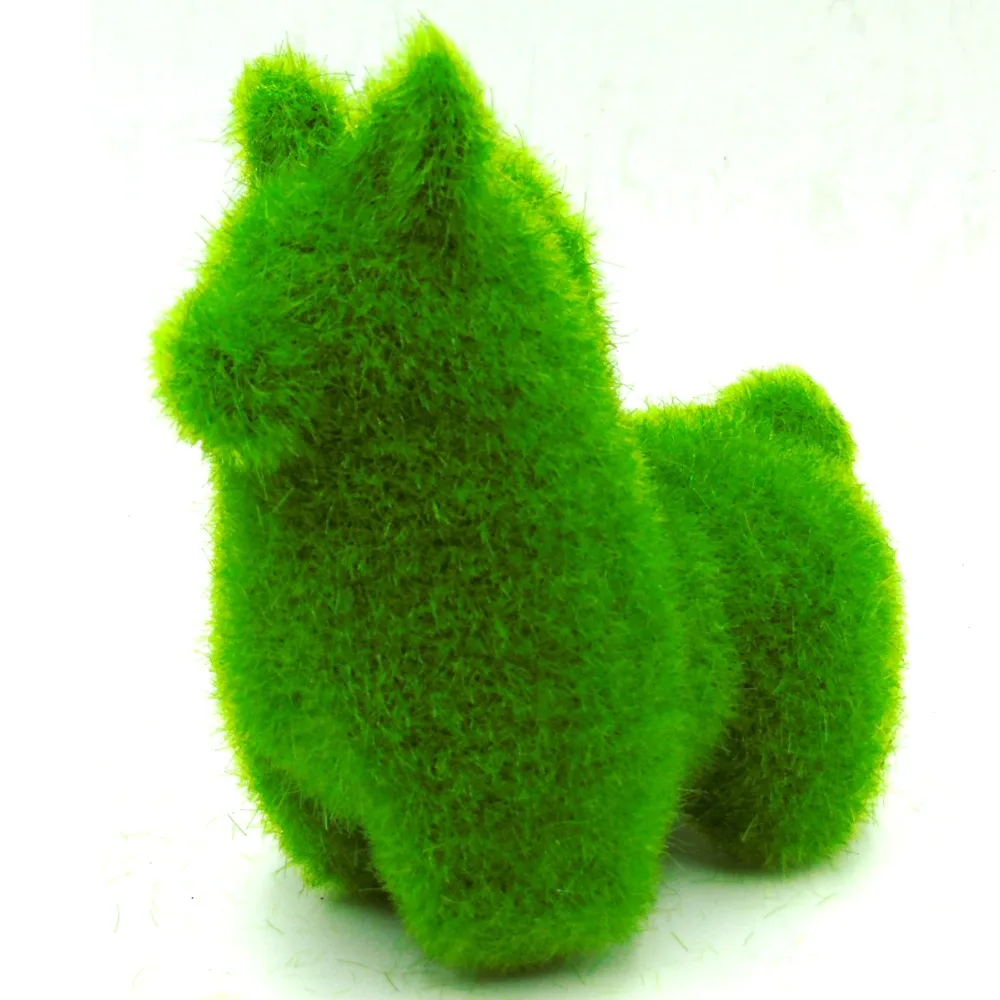 Украшение для горшок в виде кролика зеленое украшение свадьбы декоративные