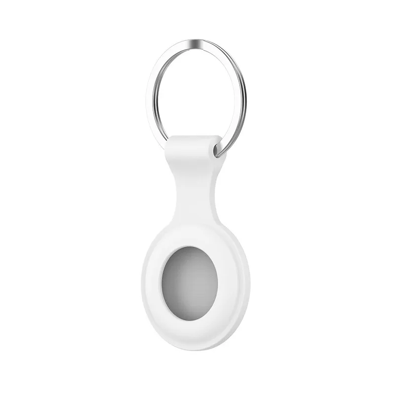 

New For Apple Airtags Silicone Protective Sleeve For Apple Locator Tracker Anti-lost Device Keychain Protective Sleeve