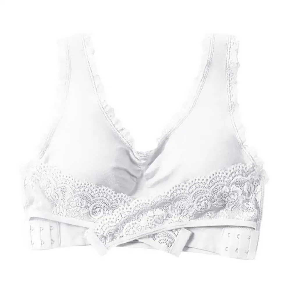 

70% Hot Sell Women Lace Breathable Wireless Push-up Running Vest Bra Sport Underwear