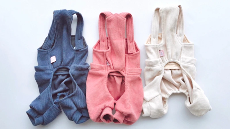 

Corduroy Dog Jumpsuit Overalls Winter Puppy Clothes Chihuahua Yorkshire Doggie Puppy Costume Small Dog Clothing Apparel Outfit