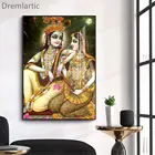 Модная Настенная картина Radha Krishna на заказ, фотография на холсте для гостиной, украшение для дома #20-1005-43-22