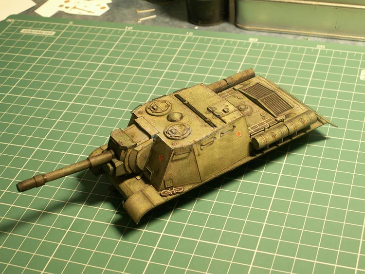 3D бумажная карточка сделай сам в масштабе 1:35 строительные наборы игрушки