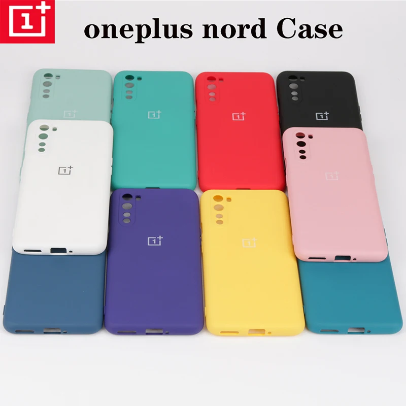 

Oneplus 8 Pro Case Original Official Silicone Soft Ultra Thin Shockproof Full Protective Cover Oneplus One Plus 7 7T Pro 6T Case