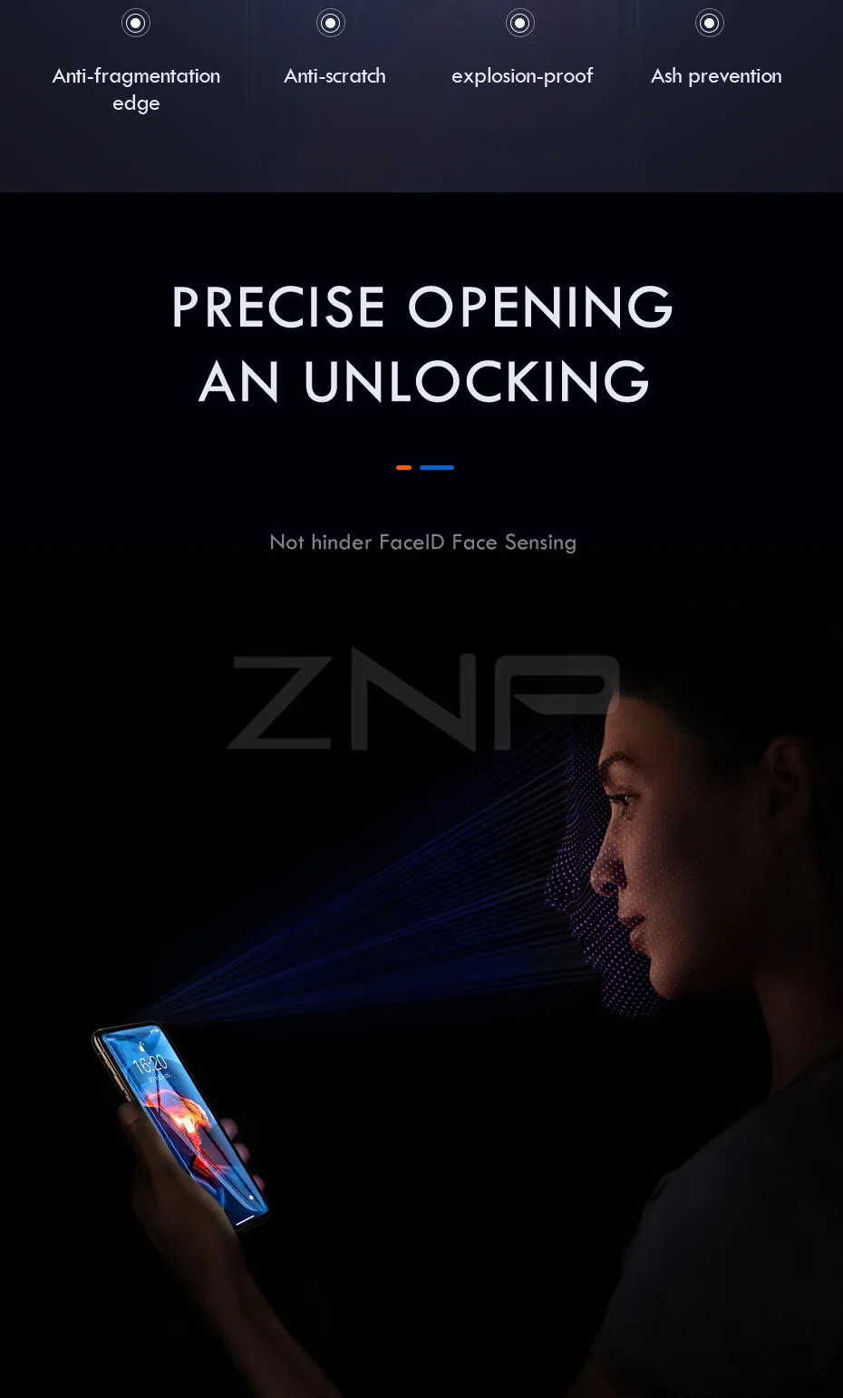 ZNP 200D Защитное стекло для iPhone 7 8 6 6S Plus X XS Max XR Защитная пленка для экрана для iPhone 11 Pro Max закаленное стекло