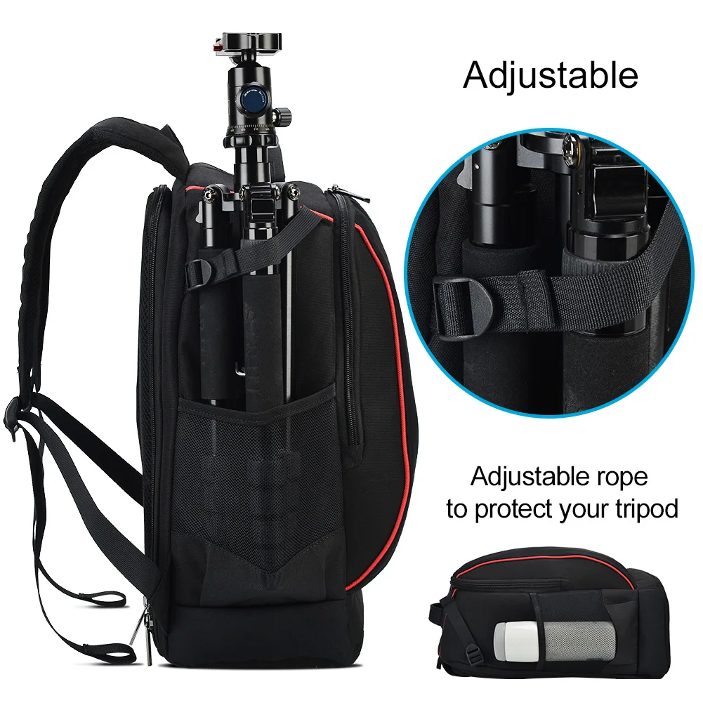 CADeN фотография сумка mochila fotografia DSLR камера сумки через плечо рюкзак для ноутбука Canon Nikon Путешествия противоударный объектив чехлы