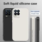 Чехол из жидкого силикона для Realme 8 7 Pro 7i 6 6s 5 5s 5i X X2 XT V5