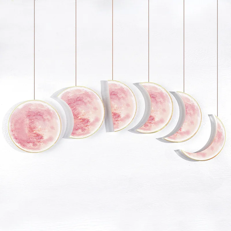 

Lunar Eclipse Silicone Mold Irregular Rolling Tray Pendant Accessories Home Decoration Material Paper Kids DIY Epoxy Resin Molds