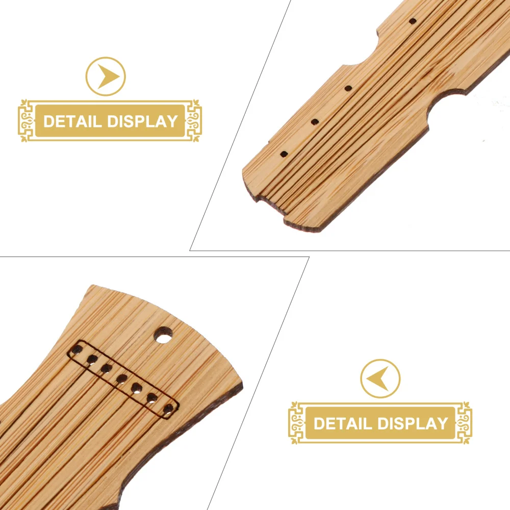 

6pcs Delicate Blank Bookmarks Unfinished Bamboo Bookmarks Graffiti Bookmarks