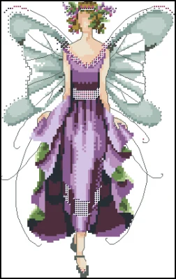 

Рукоделие 14CT 16CT 18CT вышивка крестом, сделай сам граф вышивка крестом, фиолетовая фея