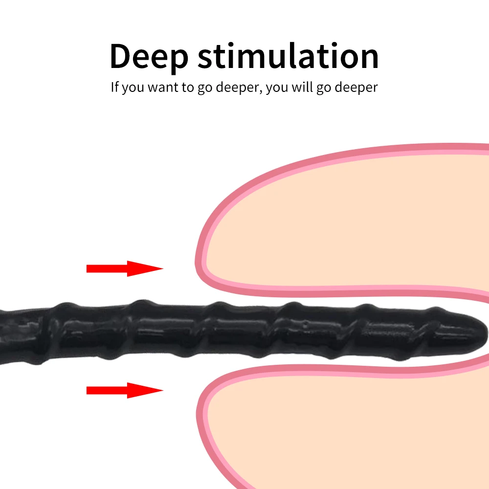 Long Anal plug Sex Toys For Woman Men Prostata Massage Butt Plug Snake Dildo Anus Masturbator Dilator Expander | Красота и здоровье