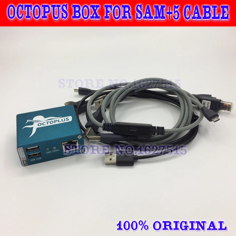 Gsmjustoncct 100% оригинальная коробка octoplus/коробка octopus для Sam с 5 кабелями | Мобильные