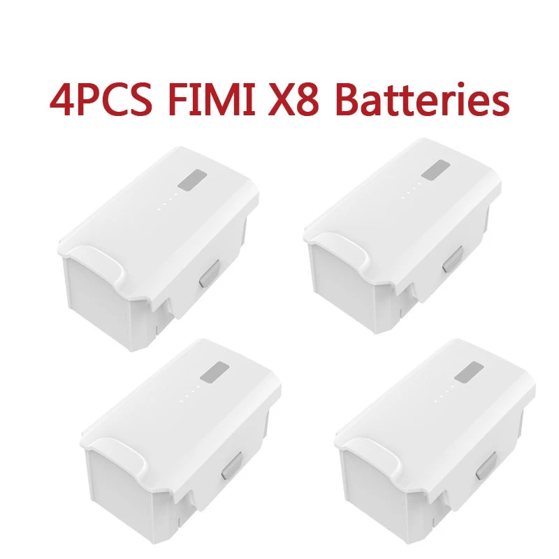 4PCS FIMI X8 SE RC Квадрокоптер запасные части 11,4 V 4500mAh Lipo батарея подзарядки батарея для Fimi Дрон запасные части - Цвет: 4PCS