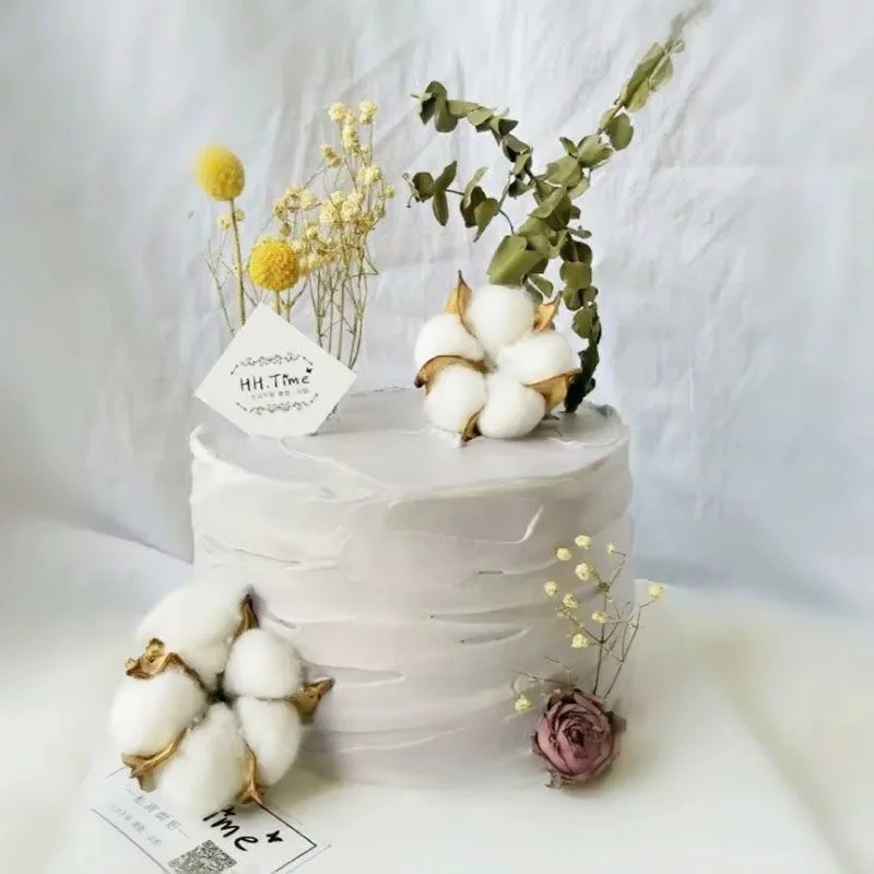 10 шт. украшения для торта хлопковый цветочный штекер конус сосны выпечки