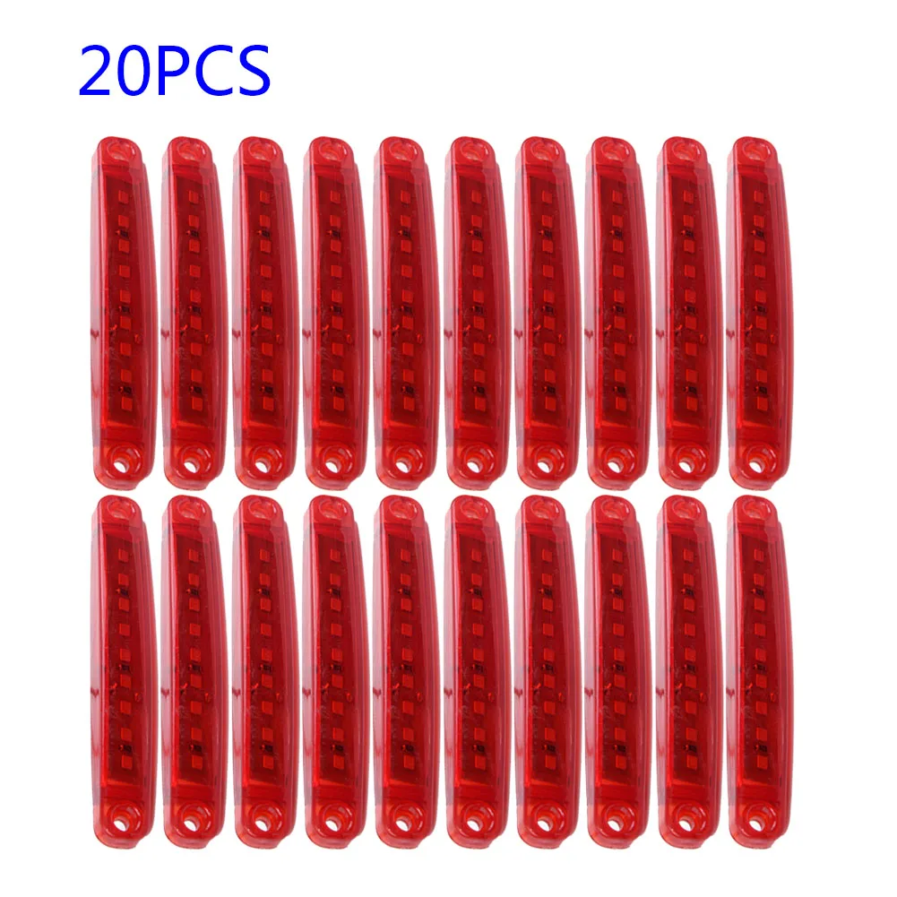 

Parts Side lights Accessories Replacement Truck 9 LED ABS Bulbs Plastic