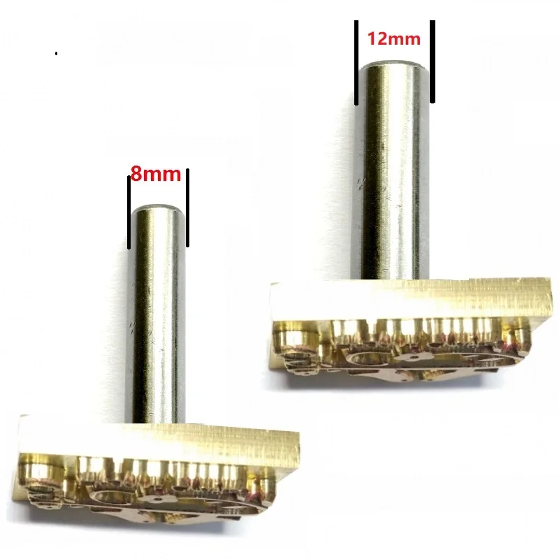 8 10 12 мм ручка металлическая латунь плесень дерево кожа печать логотип дизайн