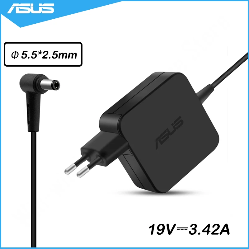 

Зарядное устройство для ноутбука Asus, 19 в, 5,5 А, 65 Вт, 2,5 x мм, адаптер переменного тока для Asus X551M, X551MA, X551MAV, X452, K455L, X552V, X552E, X552M, X552W