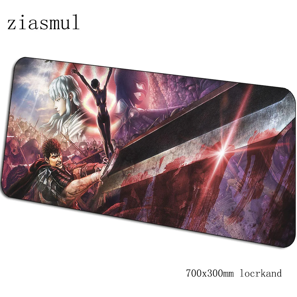 Berserk коврик для мыши с HD принтом компьютерный коврик 700x300x3 мм игровой коврик для мыши большой высококачественный коврик для мыши Клавиатура игры ПК геймер стол - Цвет: pattern 9
