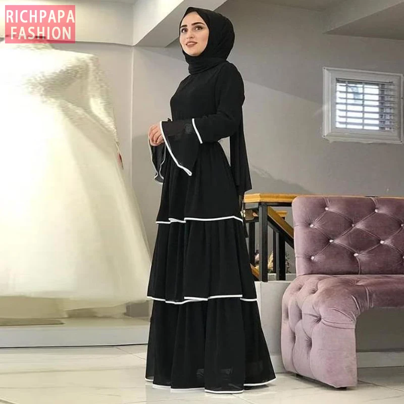 Eid Kaftan Abaya Турецкий Арабский мусульманское модное платье пакистанские хиджаб
