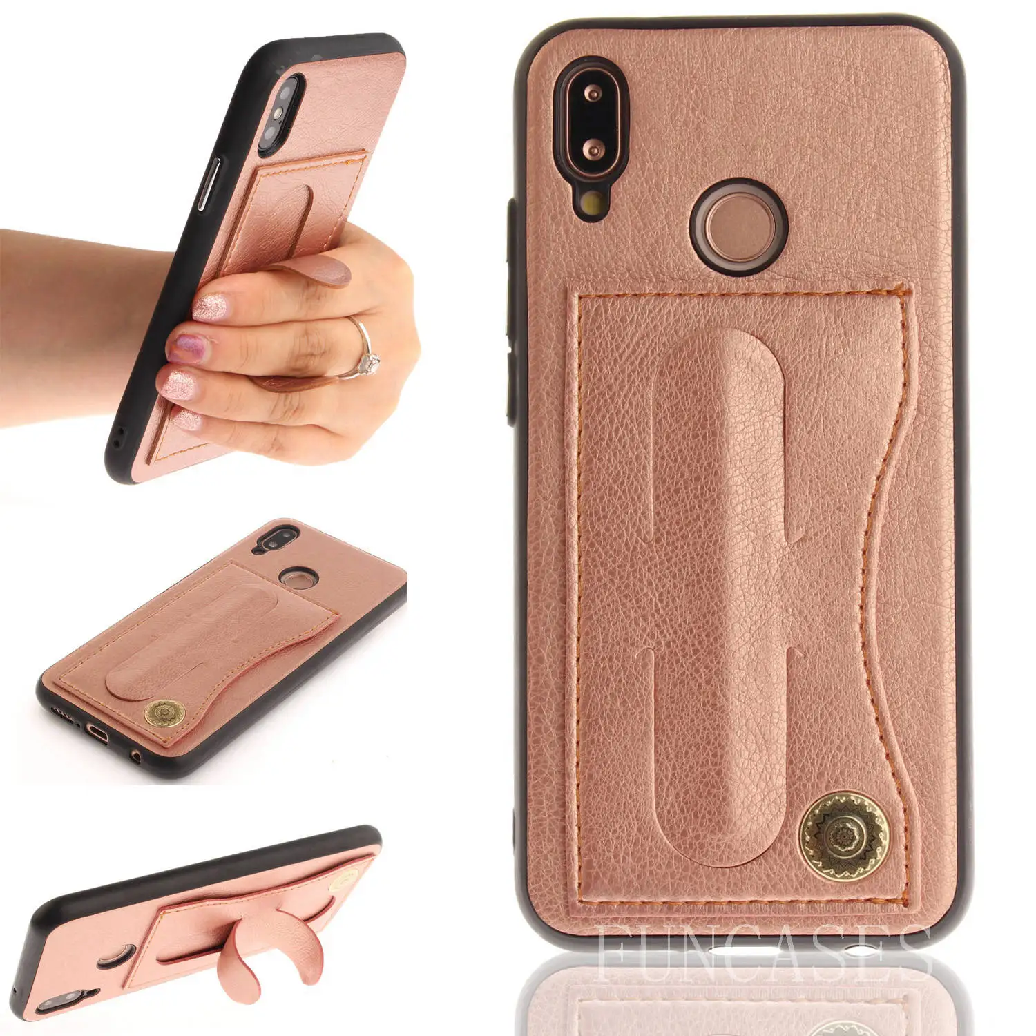 Для huawei P20 Lite чехол для Телефона Липкий Ремень кронштейн может получить карты