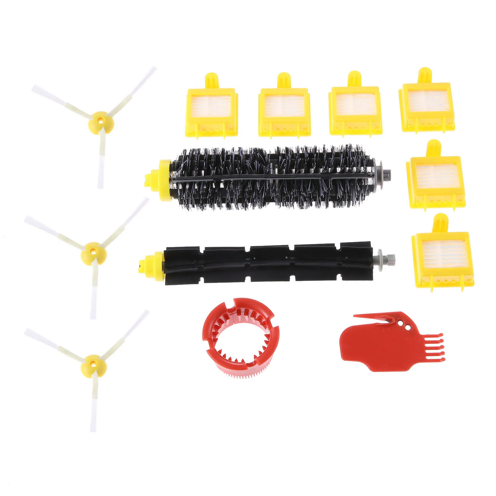 13pcs/kit Vacuum Cleaning Robots Replacement fits for Roomba 700 Series Maintenance Accessory Filters/Side Brush/Roll/Screw/Tool |