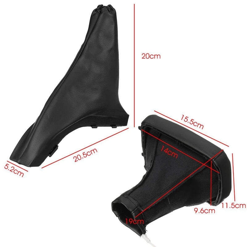 Ручка переключения рулевого механизма автомобиля Gaiter Boot Cover PU кожа парковочные рукоятки ручного тормоза Чехлы для Opel Astra G Zafira A Vauxhall 1998-2004