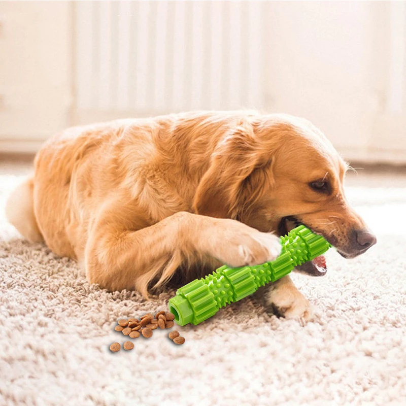

Soft Dog Chew Toy Rubber Pet Dog Teeth Cleaning Toy Aggressive Chewers Food Treat Dispensing Toys for Puppy Small Dogs