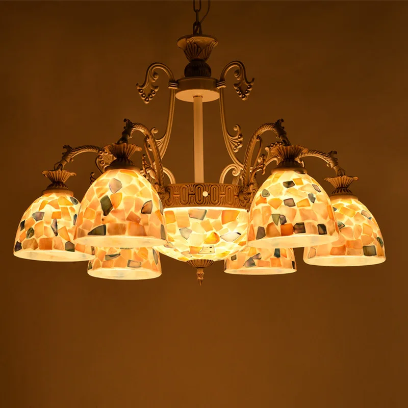 Мозаичная люстра Домашний Светильник современный блеск для гостиной спальни
