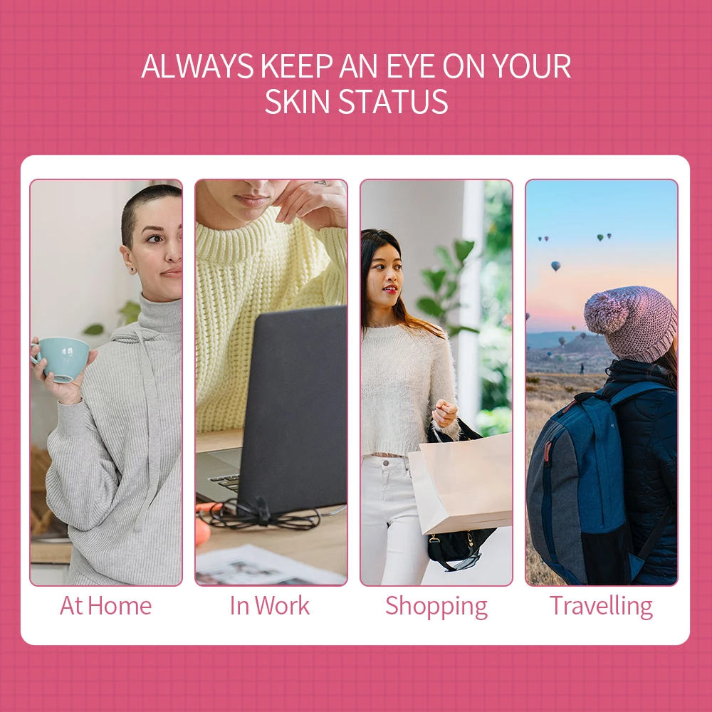 Цифровой измеритель влажности кожи с ЖК-экраном | Красота и здоровье