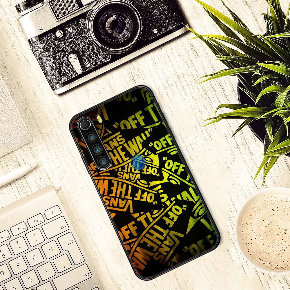 

American fashion brand vans Phone Case Cover Hull For XIAOMI Redmi 7 7a 8 8a 9 9a NOTE 6 7 8 8t 9 9s Pro Max 4X black Coque