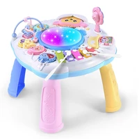 early educational study activity center music game infants musical instrument learning table baby toys piano kids gifts
