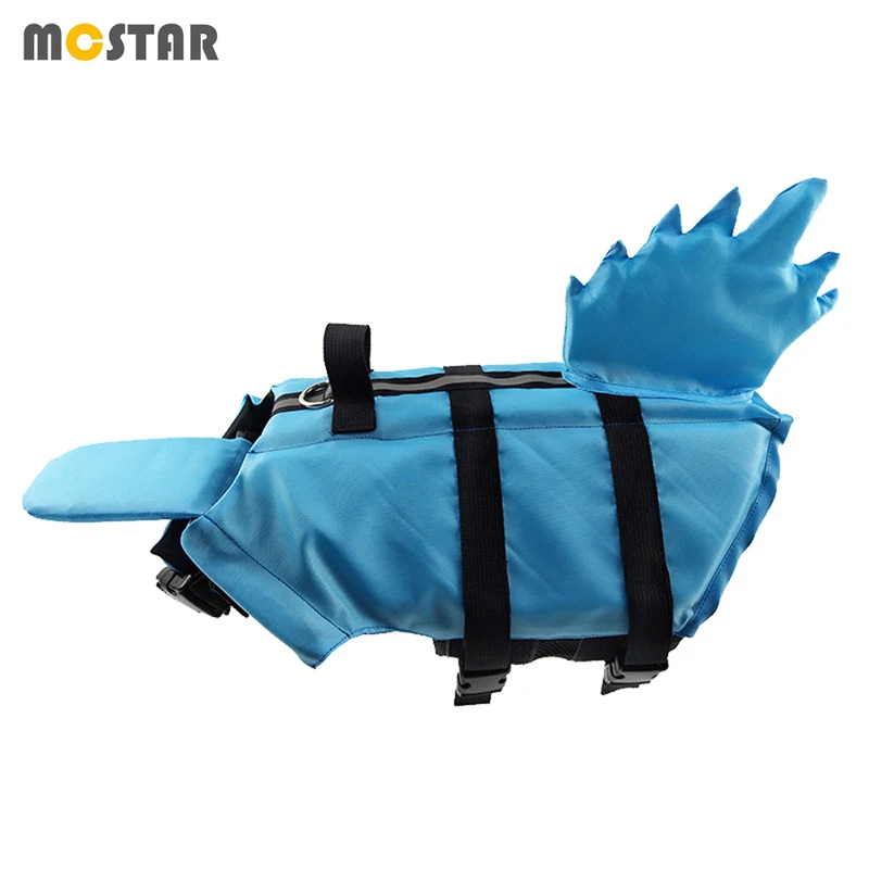 

MC Star Pet Summer Swimming Life Jacket Cartoon Dragon Tail Bulldog Swimsuit Small Medium Dog Life Jackets Pet Vest Lifesaver