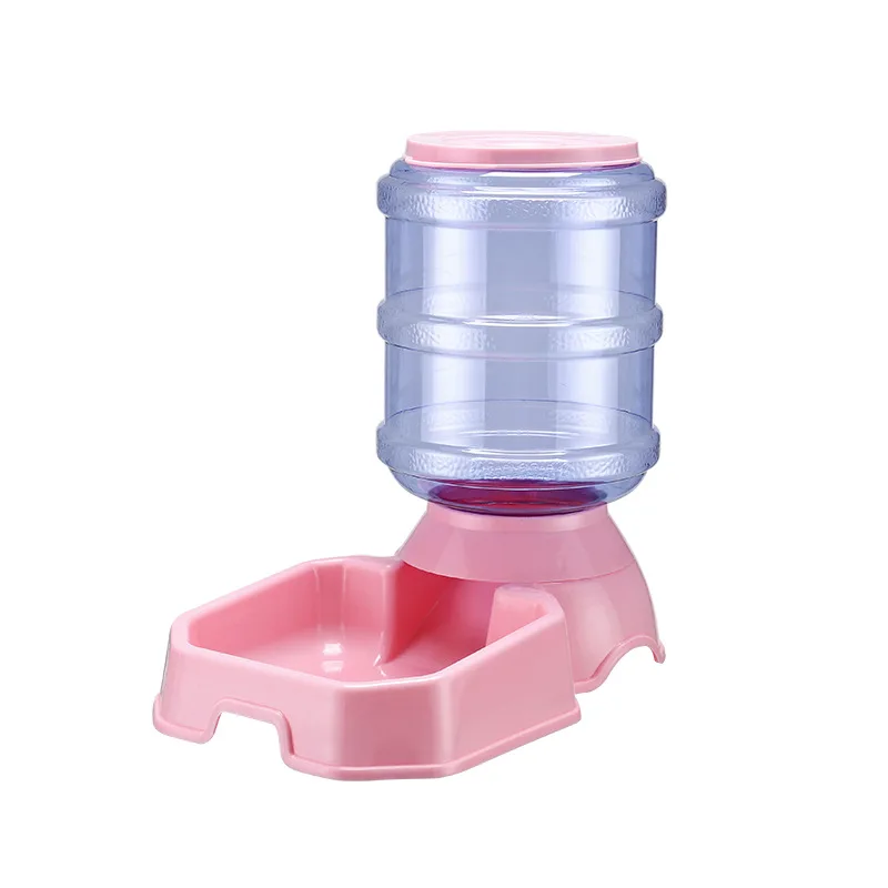 

Dog Automatic Feeder Pet Large Capacity 3.8L Cat Water Fountain Plastic Simplicity Dogs Feeding Bowls Feeders Automatic For Cat