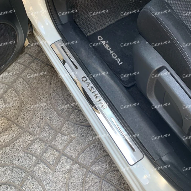 Автомобильный Стайлинг для Nissan Qashqai порог J11 накладка из нержавеющей стали педаль