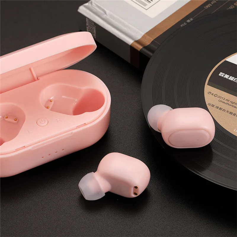 TWS M1 Беспроводные Bluetooth 5 0 наушники с микрофоном 3500 мАч зарядная коробка HIFI Стерео