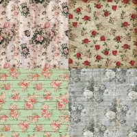 24 sheets 6x6 flowers set patterned paper pad for diy scrapbooking paper pack handmade paper craft background pad card photo